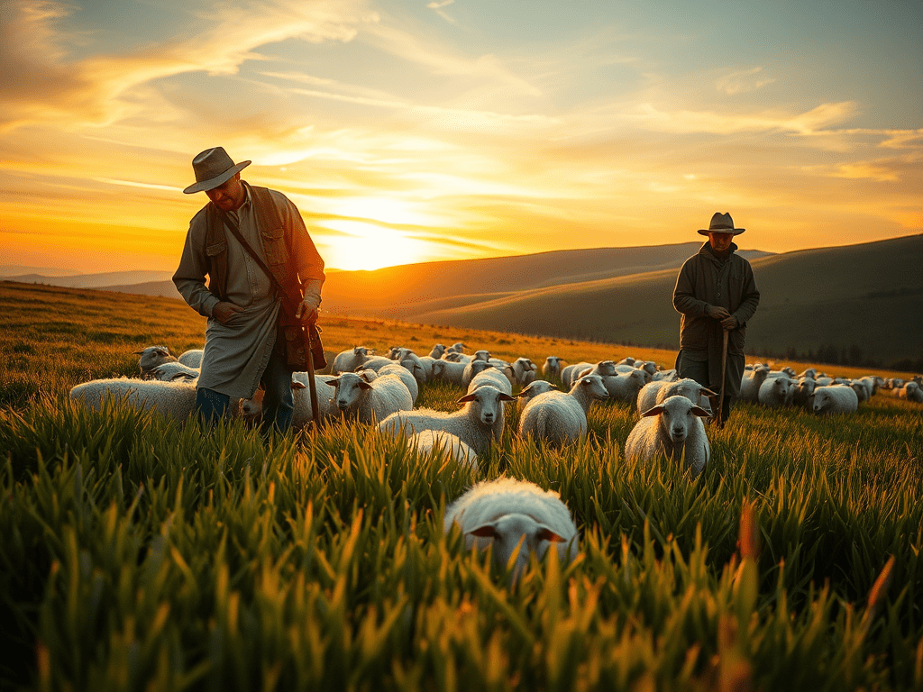 Shepherding Being All About Calling Of The Shepherds And Sheep Instinctively Following The Voice Of Their&nbsp;Shepherd